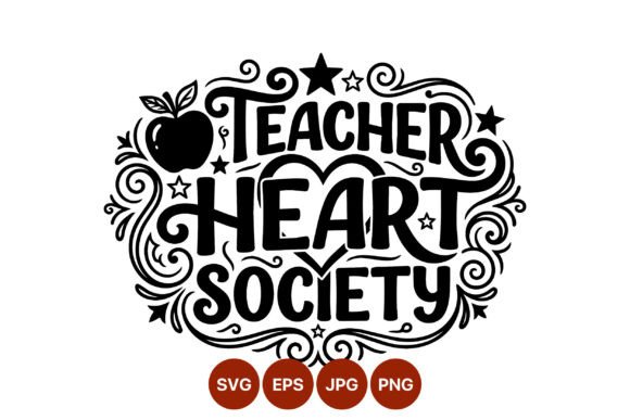 A Bold Teacher Heart Design for Real-World Embroidery