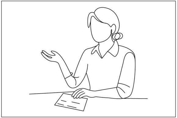 A Designer's Review of Teacher Laptop Classroom Line Art