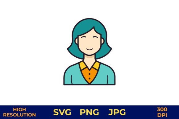 A Friendly Vector Teacher Design for Practical Embroidery