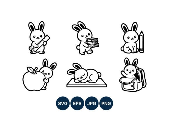A Professional’s Take on the Cute Bunny School Supplies Design