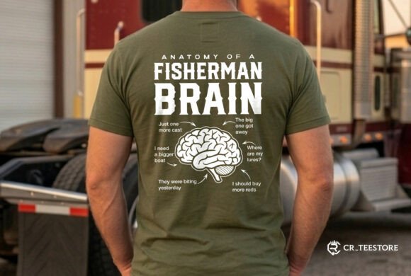 Anatomy of a Fisherman Brain Tee: Real Embroidery Review