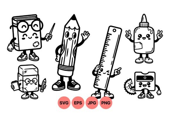 Cute School Supplies Characters: An Embroidery Designer’s Review
