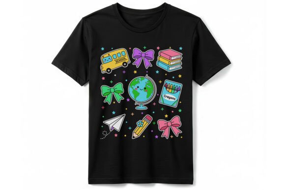 Embroidery Review: Cute Pastel School Supplies Design