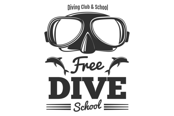 Free Dive School Emblem & Diving Club Log Review