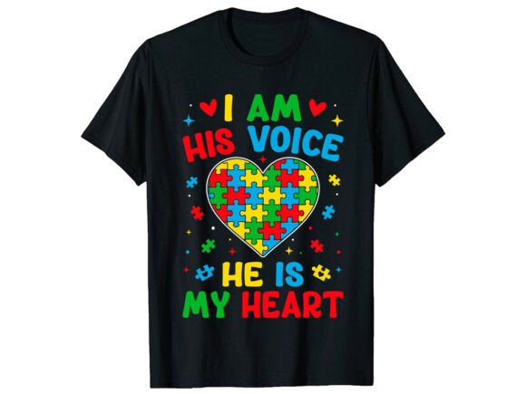 I Am His Voice Heart Autism T-Shirt: A Designer’s Embroidery Review