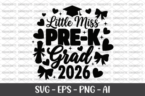 Little Miss Pre-K Grad 2026 SVG: A Designer's Review