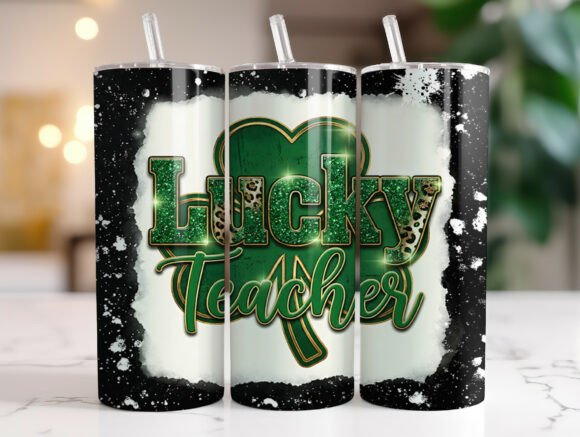 Lucky Shamrock Teacher 20oz Tumbler Wrap: A Designer’s Review