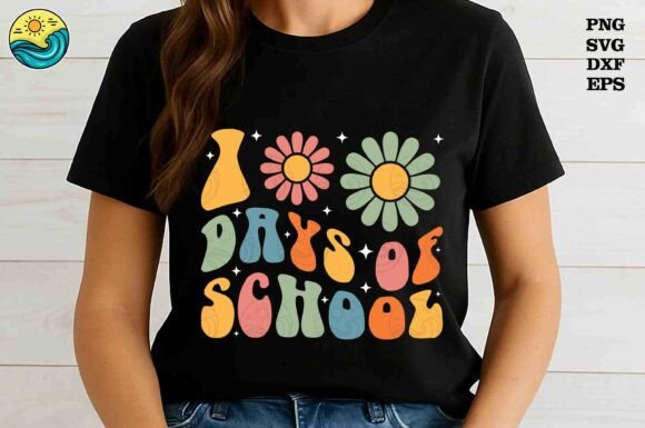 Retro Groovy 100th Day Shirt Design Review