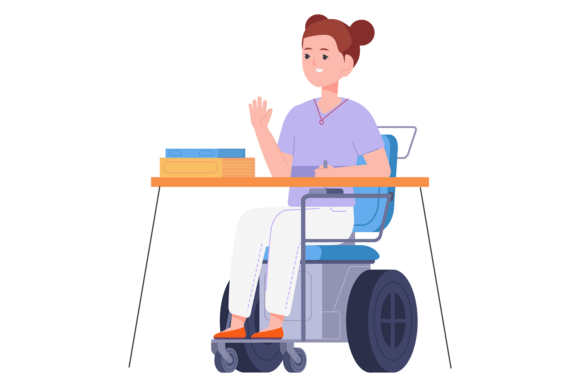 School Girl in Wheelchair: An Embroidery Designer's Review