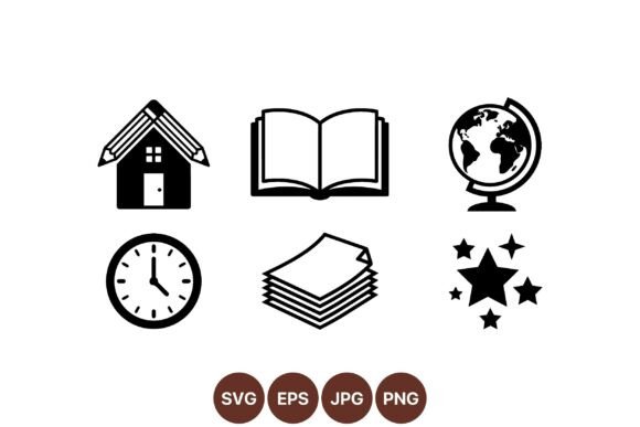 School Study Icon Clipart Pack: A Designer’s Embroidery Review
