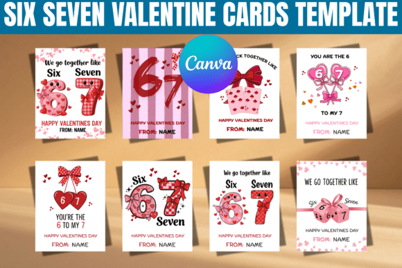 Six Seven Valentine Cards Template: Designer’s Review