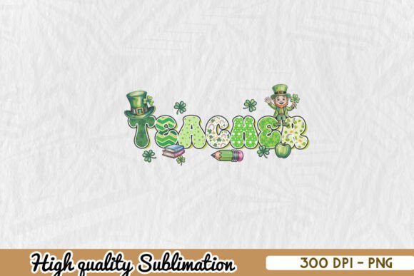 St. Patrick's Teacher Lucky Clover PNG Review